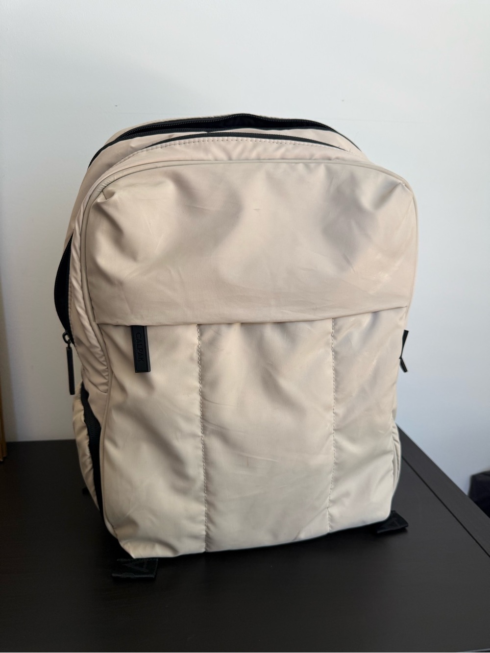 Calpak Cream Backpack